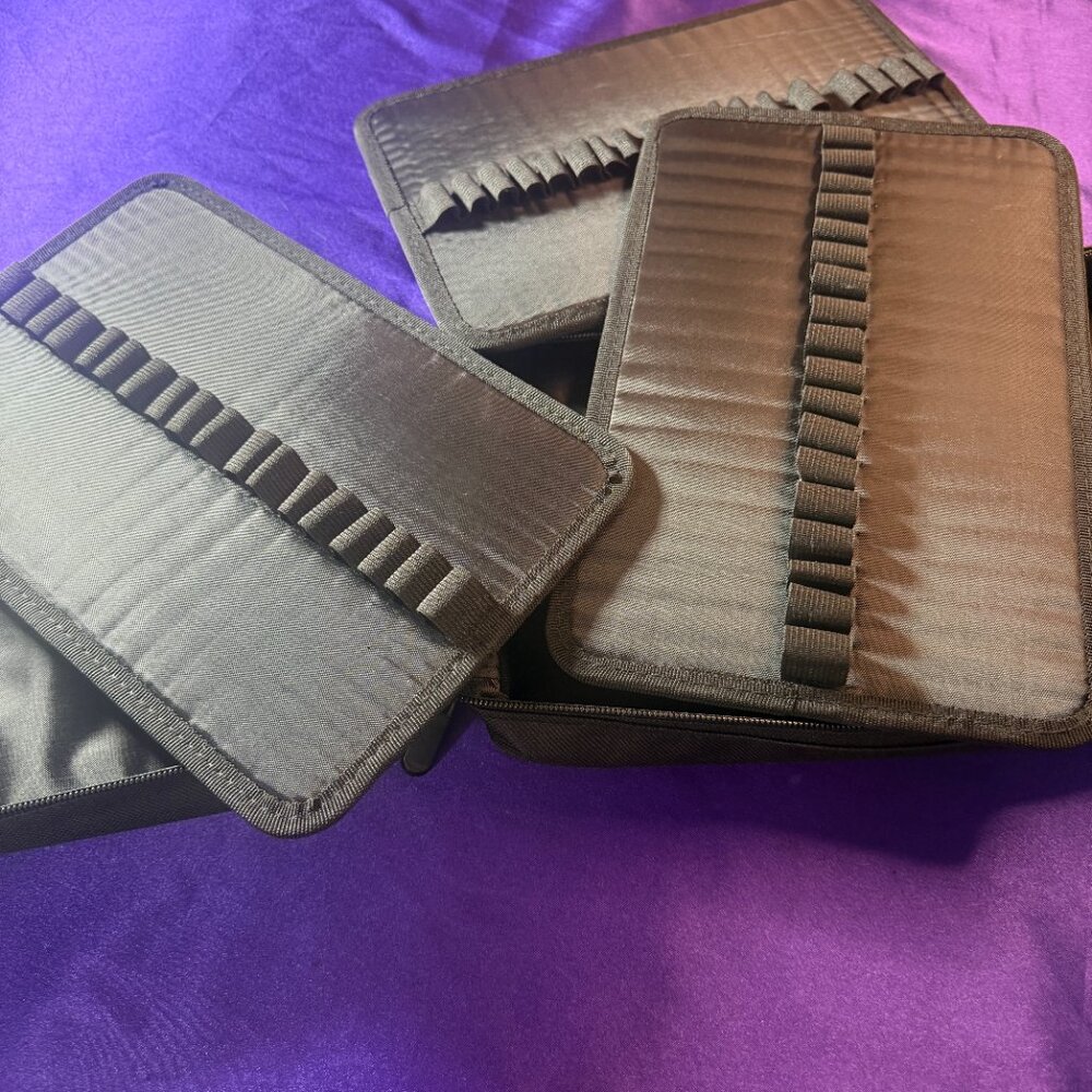 📌TBC Pencil Case Double Zipper Design For 108 Pencil & Outside Pocket